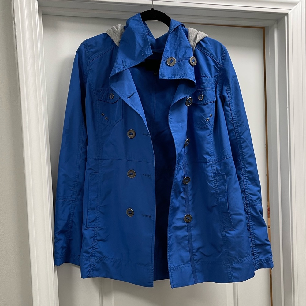 Hurley blue light weight jacket size large